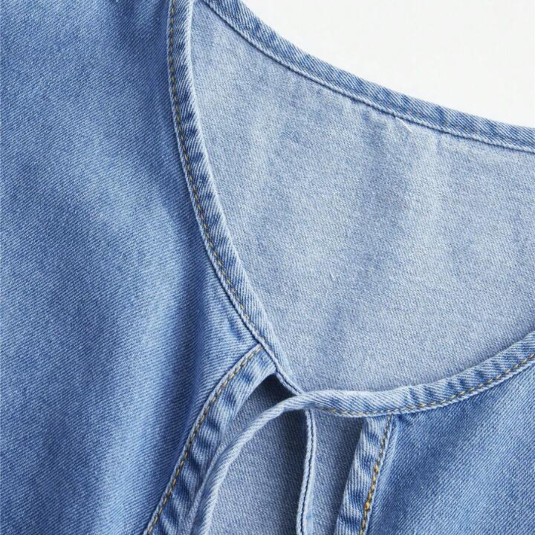 Jeans Top Ivy mit Schleifendetail