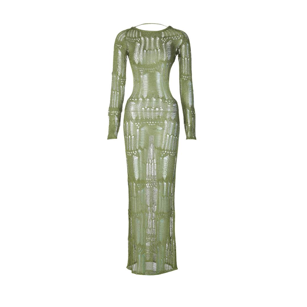 Glam Strick Maxikleid Mykonos