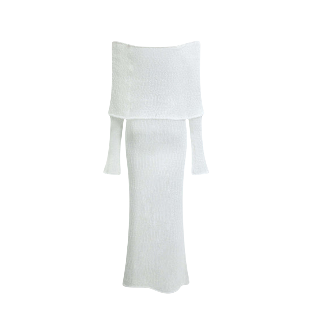 Langes Strickkleid Serena