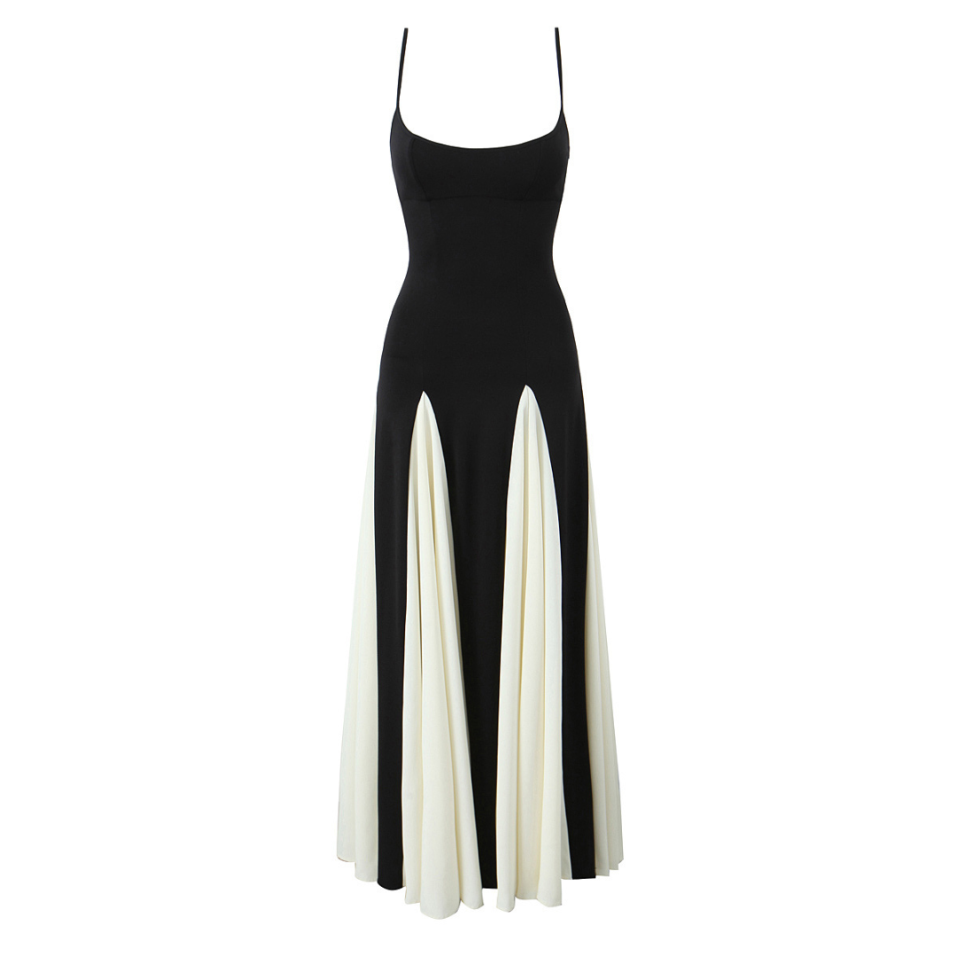 Elegantes Maxikleid im Old-Money-Stil