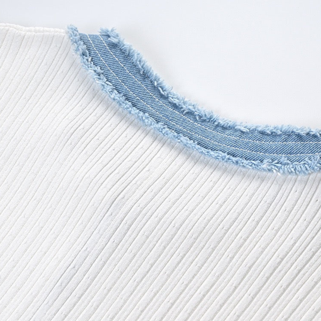 Classic Kleid mit Jeans-Details