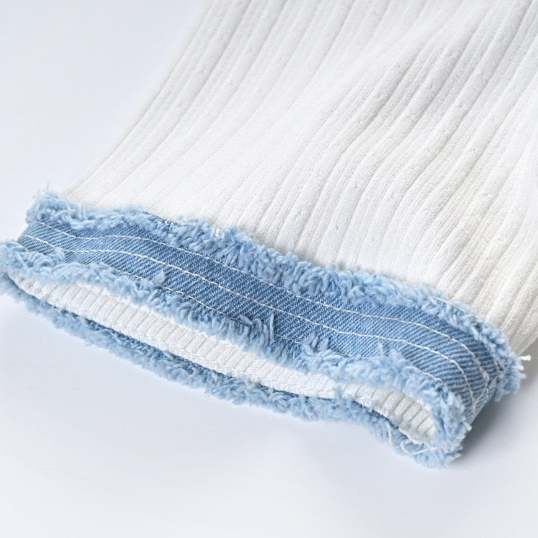 Classic Kleid mit Jeans-Details