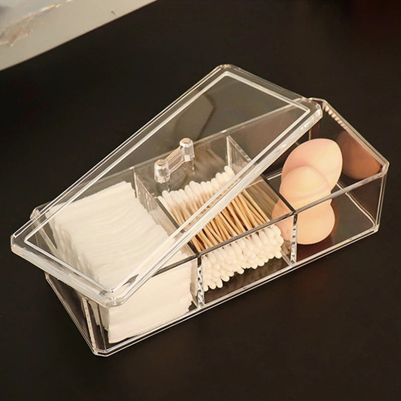 Make-up Organizer aus Acryl mit Fächern für Kosmetikartikel