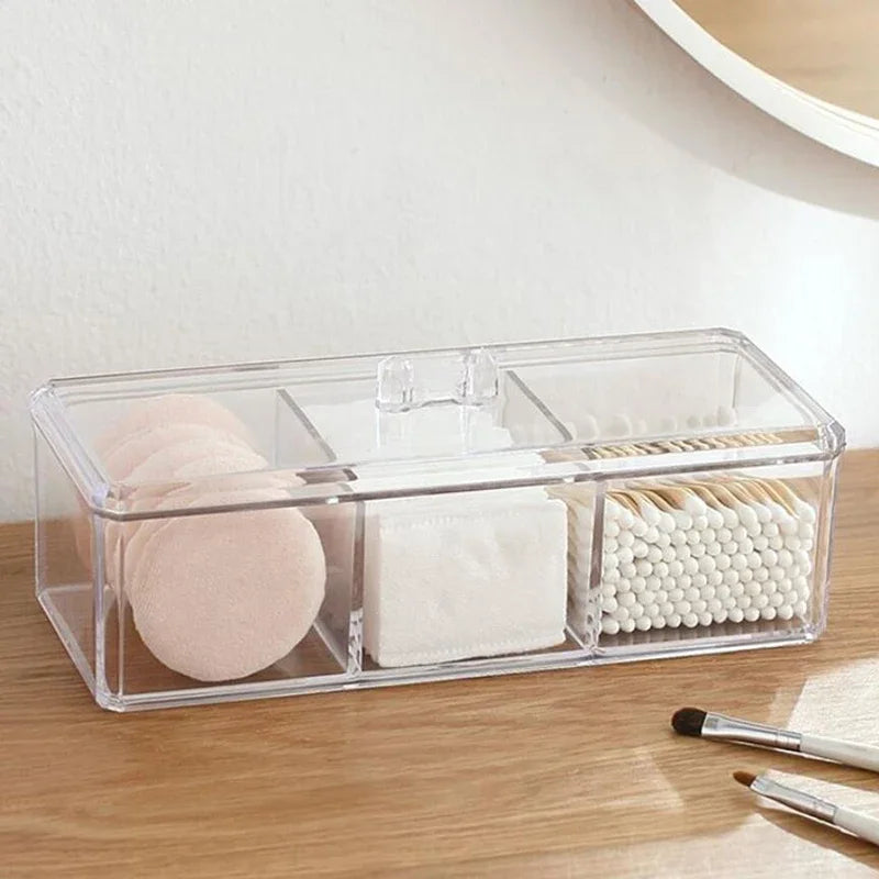 Make-up Organizer aus Acryl mit Fächern für Kosmetikartikel